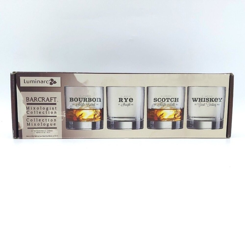 Luminarc Bar Craft Mixologist Collection-Whiskey Glasses-Barware